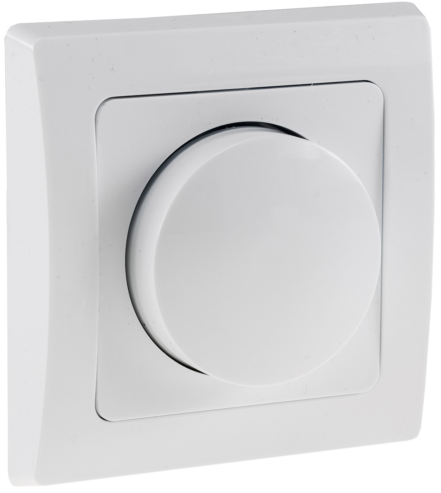 Chilitec DELPHI Dimmer für LED Lampen 250V~/ 3-60W, inkl. Rahmen, UP, weiß/silber Chilitec DELPHI Dimmer für LED Lampen 250V~/ 3-60W, inkl. Rahmen, UP, weiß/silber
