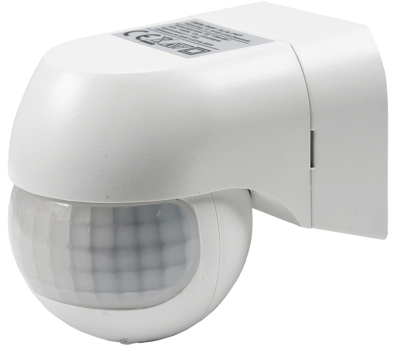 Chilitec Aufputz Bewegungsmelder "CBM-Slim" 180° LED geeignet, IP44, 1-800W, weiß