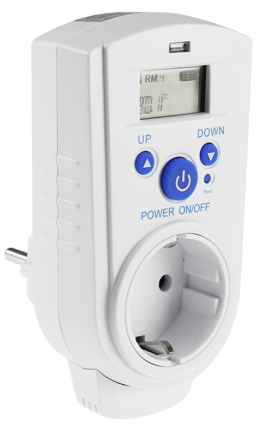 Steckdosen-Thermostat "ST-35 digi" max. 3500W, 5-30°C, EIN/AUS/AUTO, 230V 