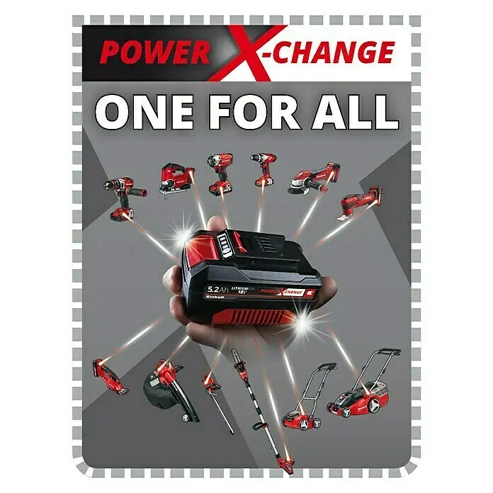 Einhell Power X-Change Ladegerät Power-X-Twincharger 3 A