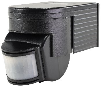 Chilitec Aufputz Bewegungsmelder "CBM" 180° IP44, 1-1000W, 3-Draht, schwarz/Weiß Chilitec Aufputz Bewegungsmelder "CBM" 180° IP44, 1-1000W, 3-Draht, schwarz/Weiß