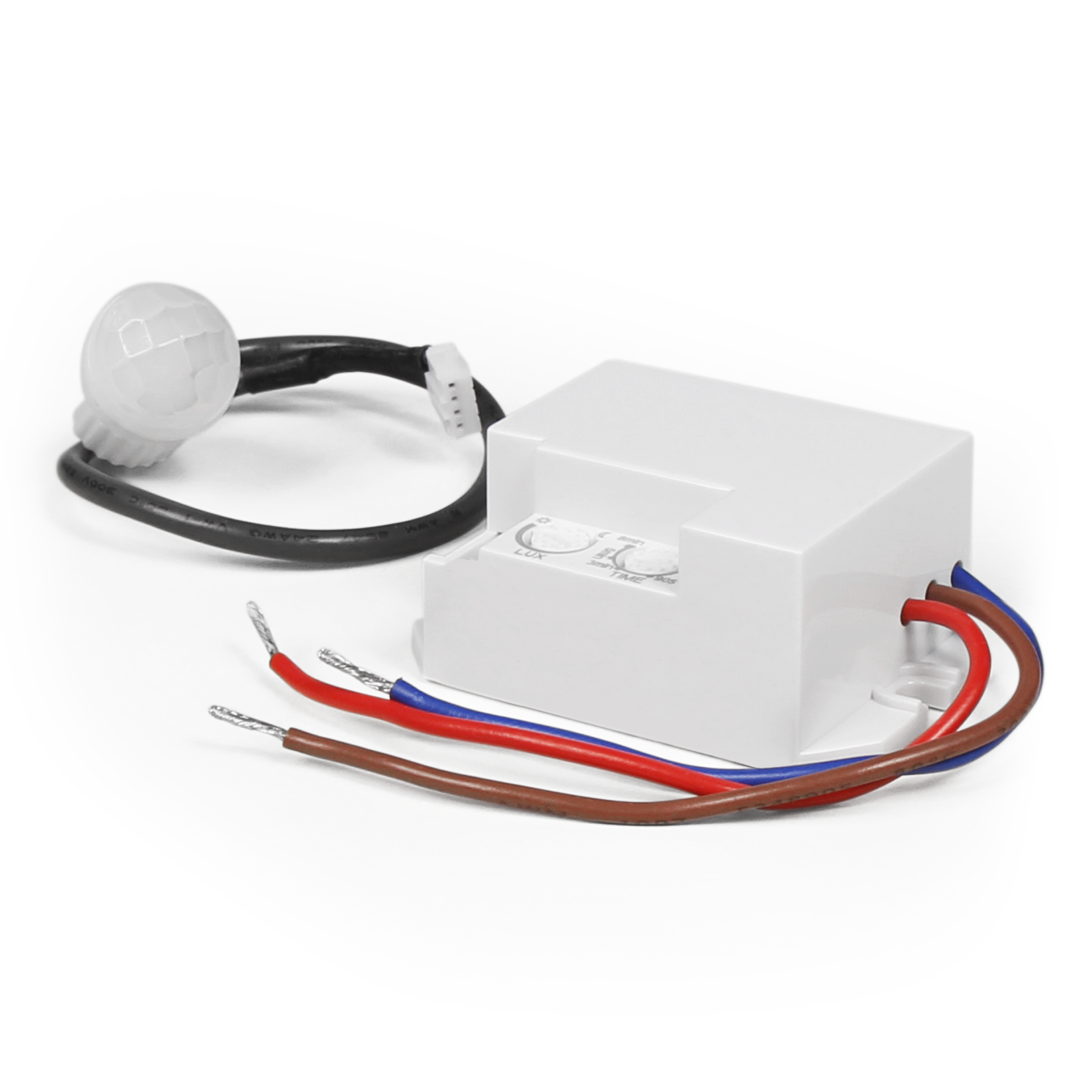 IR Einbau-Bewegungsmelder McShine "LX-635", 360°, 230V / 800W, weiß, LED geeignet  IR Einbau-Bewegungsmelder McShine "LX-635", 360°, 230V / 800W, weiß, LED geeignet