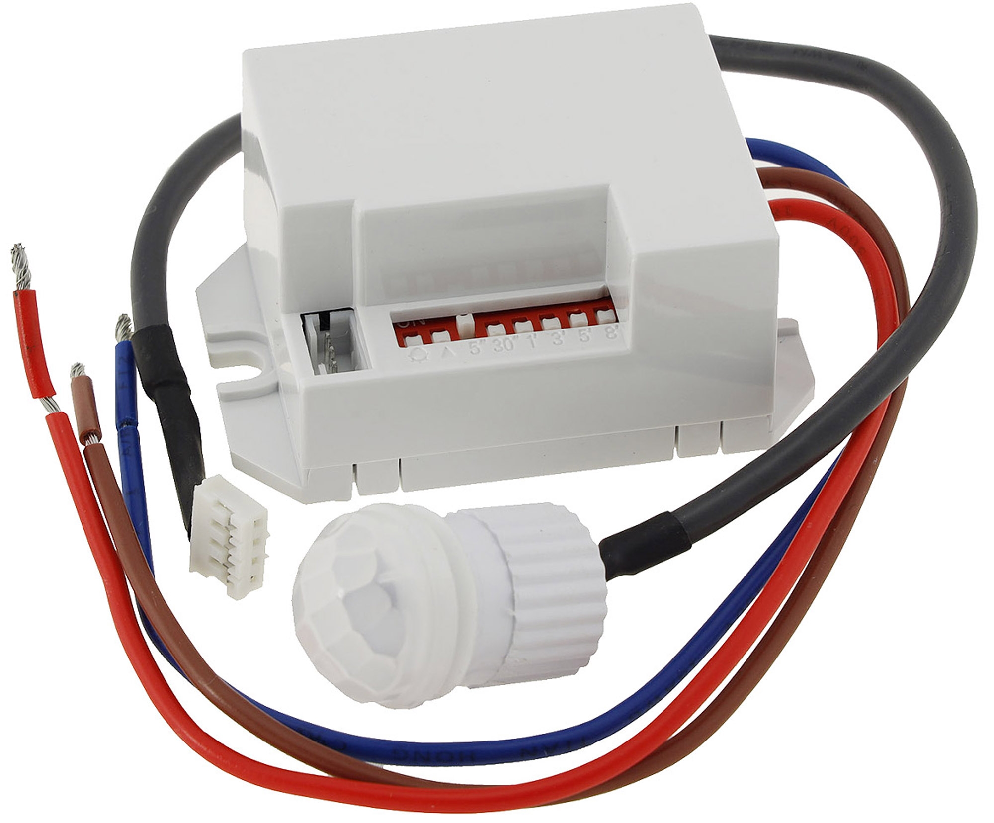 Chilitec Einbau-Bewegungsmelder "CT-PIR Mini" 230V, 800W, Ø 15mm, LED geeignet, weiß Chilitec Einbau-Bewegungsmelder "CT-PIR Mini" 230V, 800W, Ø 15mm, LED geeignet, weiß