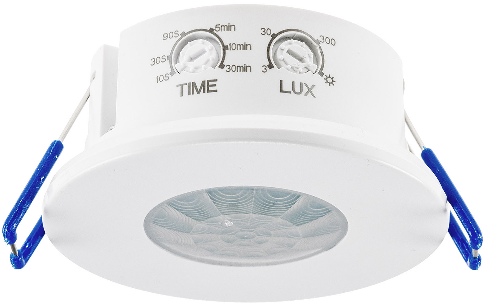 Chilitec Decken-Einbau-Bewegungsmelder 360° IP65 PIR, LED geeignet, 8m Detektion, 76x36mm  Chilitec Decken-Einbau-Bewegungsmelder 360° IP65 PIR, LED geeignet, 8m Detektion, 76x36mm