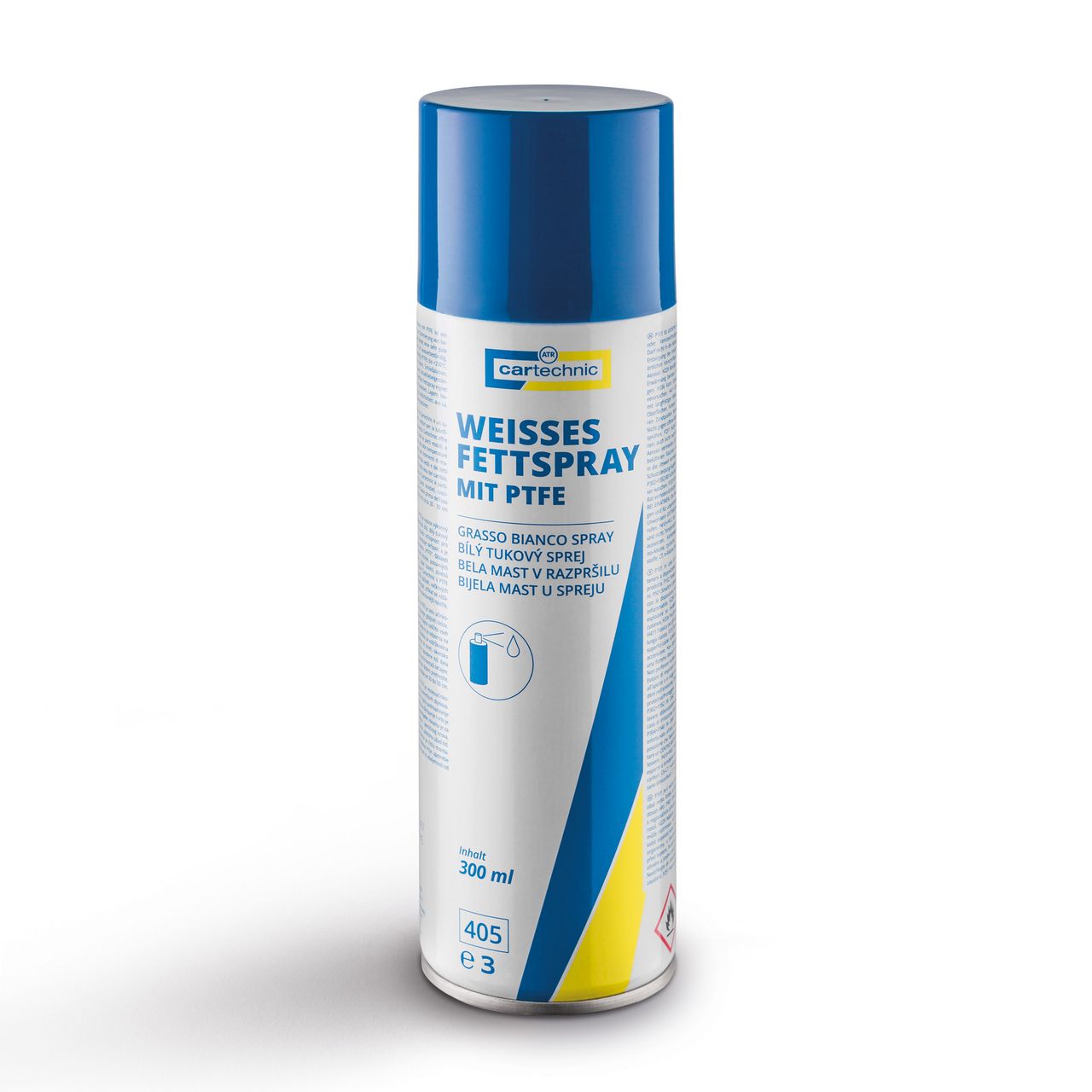 Weißes Fettspray Cartechnic 300ml